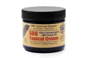 CBD American shaman of las Colinas 500mg Topical Cream