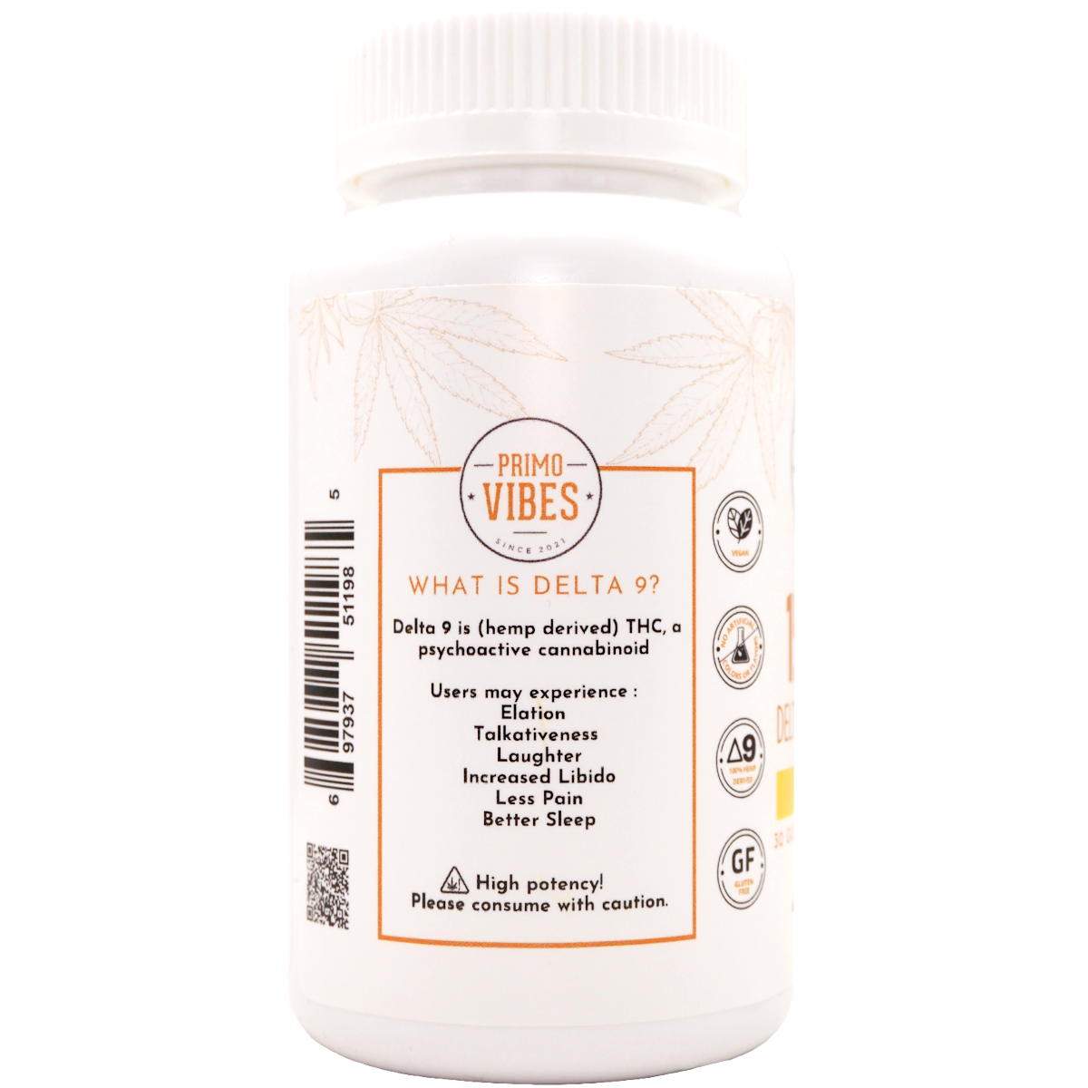 Delta 9 Gummies – Primo Vibes Sativa Live Rosin - Image 3