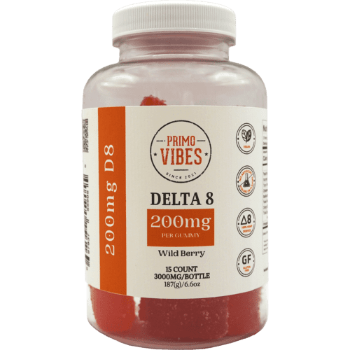 200mg Delta 8 Gummies by Primo Vibes