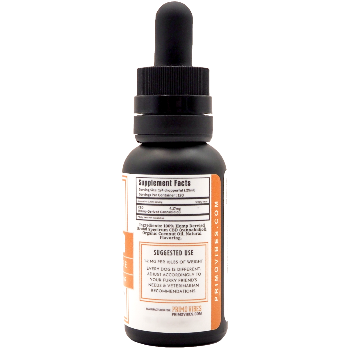 500mg Canine Tincture – Primo Vibes - Image 3