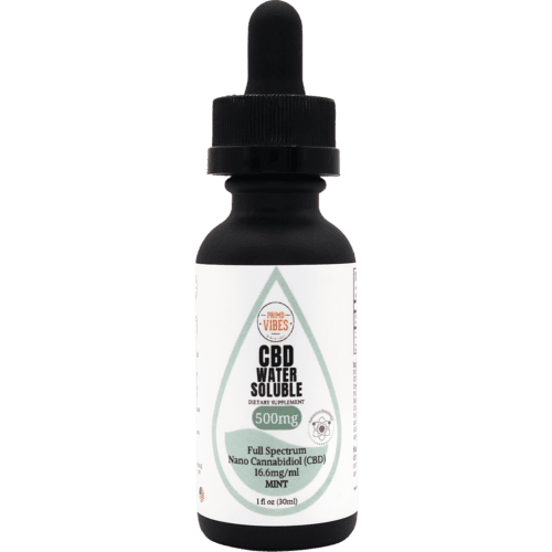 CBD 500mg Nano Water Soluble Tinctures – Primo Vibes