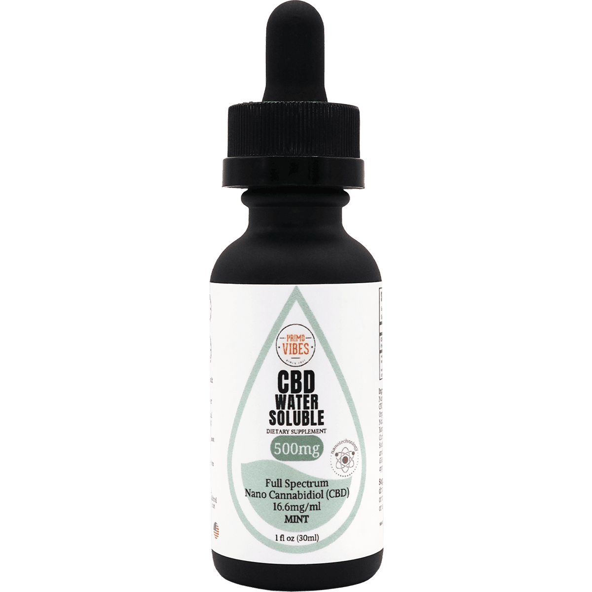 CBD 500mg Nano Water Soluble Tinctures – Primo Vibes