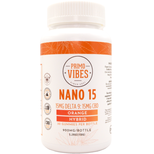 Delta 9 Gummies 15mg NANO - Primo Vibes
