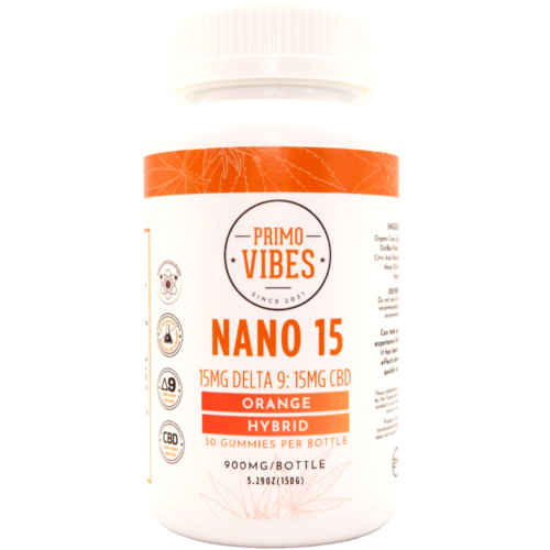 Delta 9 Gummies 15mg NANO - Primo Vibes