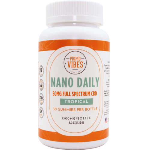 50mg Nano Daily CBD Gummies - Primo Vibes