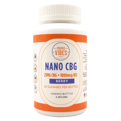 Nano CBG+B12 Gummies – Primo Vibes