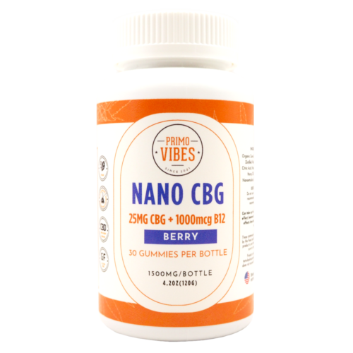 Nano CBG+B12 Gummies – Primo Vibes